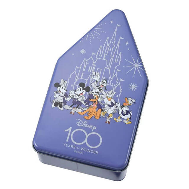 ミッキー＆フレンズ クッキー 缶入り The Disney100 Platinum Celebration Collection 1,620円