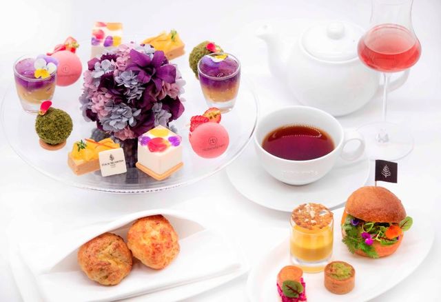 スイーツ5種、セイボリー4種、スコーン2種