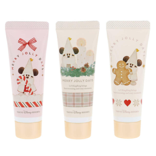 ハンドクリームセット 2,500円｜東京ディズニーリゾート「ディズニー・クリスマス」クリスマスの妖精“リルリンリン”のグッズ｜販売店舗：東京ディズニーランド「ディズニー＆カンパニー」、東京ディズニーシー「ガッレリーア・ディズニー」｜発売日：2024年11月8日（金）