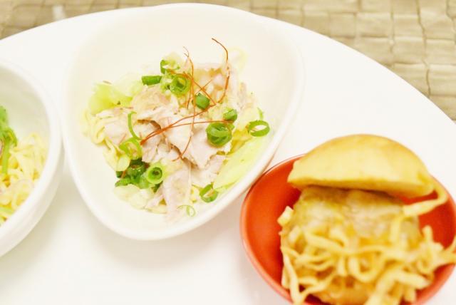 ごまだれがかかっている