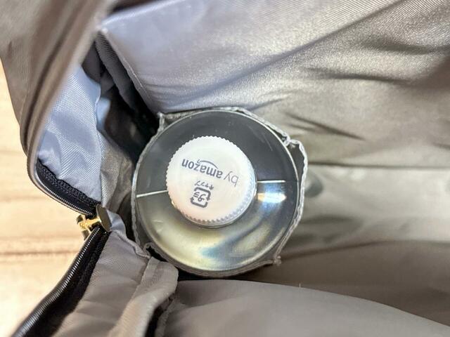 ボトルホルダーには550mlのペットボトルを収納