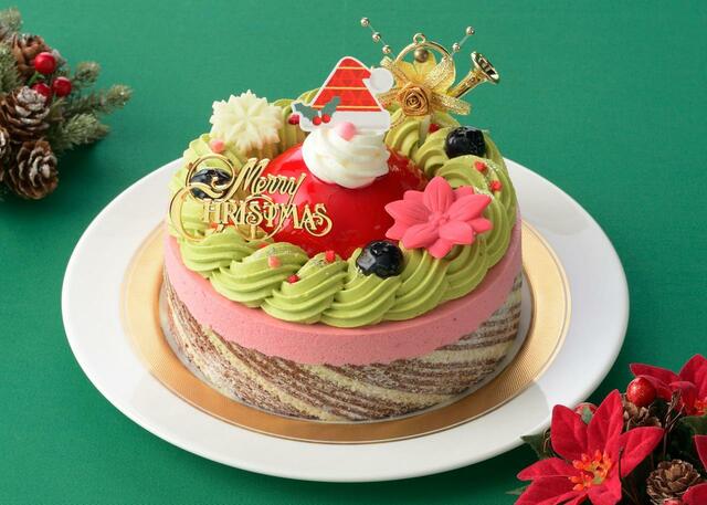 「ピスタチオベリース（4.5号）」＜3,982円（税込4,300円）＞【「銀座コージーコーナー」のクリスマスケーキ】