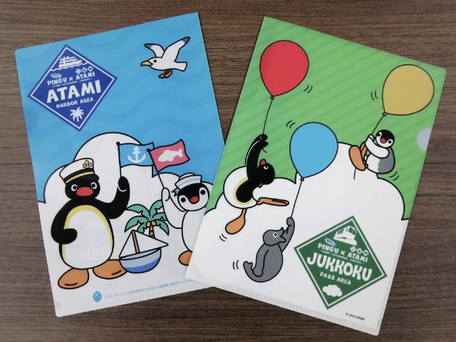 コラボクルーズ船＋コラボケーブルカー両方利用でオリジナルクリアファイルがもらえる