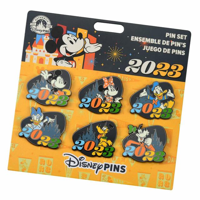 ミッキー&フレンズ ピンバッジ セット DATED 2023 3,520円