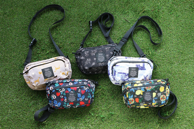 フロントポケットミニショルダー- 税抜2,700円(税込2,970円)【KiU×Bleu Bleuetコラボ】