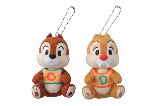 ぬいぐるみバッジセット 2,800円｜（チップ）長さ約10.5cm、（デール）長さ約10.5cm｜2017年4月15日（土）発売｜東京ディズニーランド｜ギャグファクトリー／ファイブ・アンド・ダイム