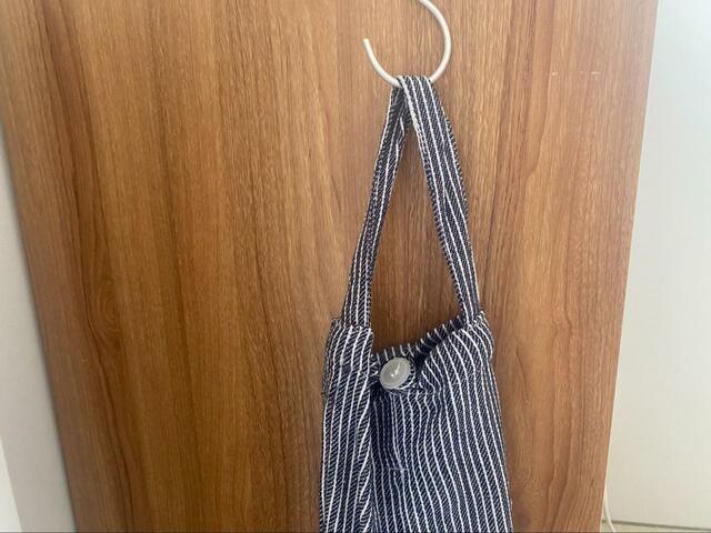 【ダイソー　ティッシュカバーにもなるレジ袋ストッカー】上から入れて下から取り出す