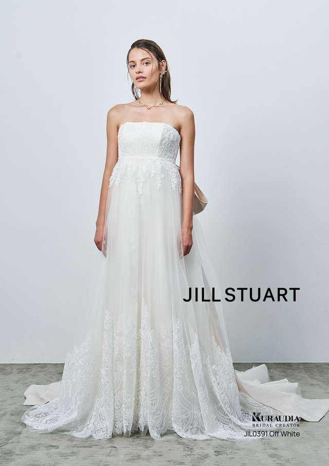 【JILL STUART（ジルスチュアート）新作ウェディングドレス】JIL0391-Off_White