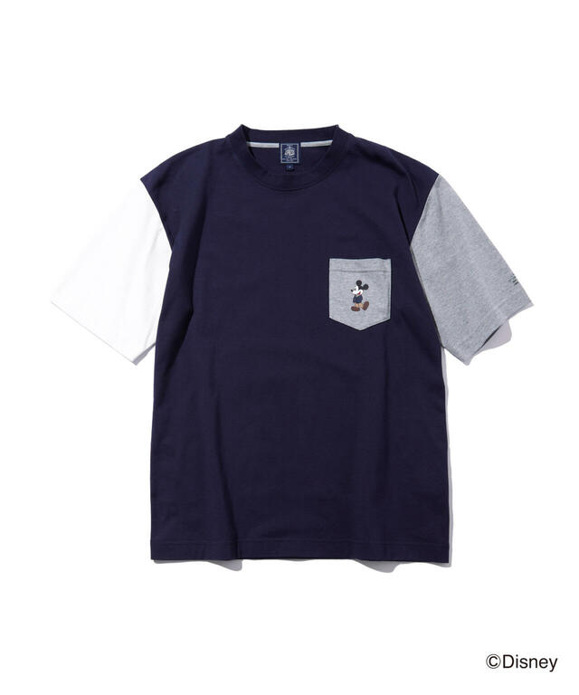 クレイジーパターン ポケットTシャツ 15,950円｜J.PRESS「ミッキーマウス」カプセルコレクション