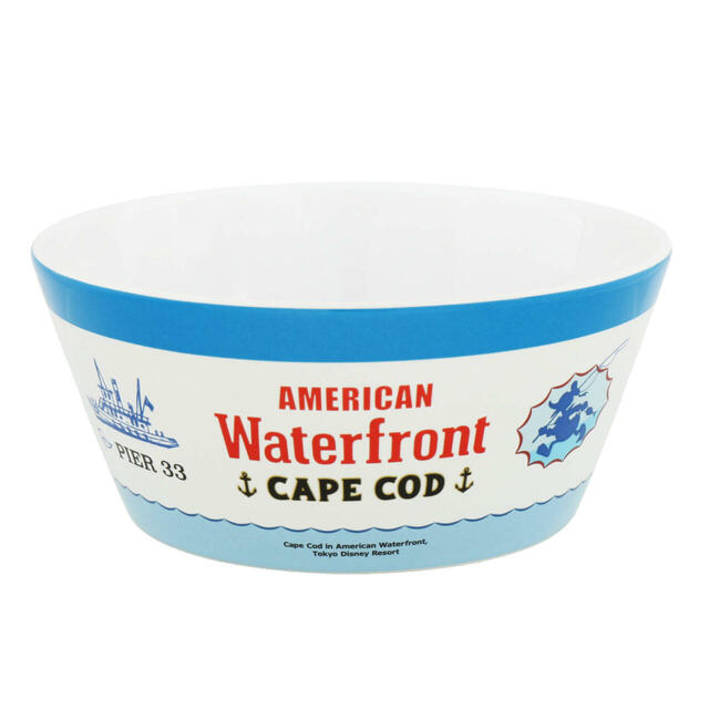 ボウル 1,800円|ディズニーキャラクターがいっぱいのグロサリーストアをモチーフにしたグッズ|販売店舗:東京ディズニーランド「ホームストア」、東京ディズニーシー「ヴィラ・ドナルド・ホームショップ」|発売日:2024年10月10日(木)