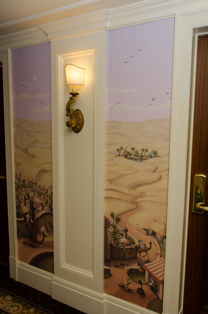 新デザインの廊下／東京ディズニーシー・ホテルミラコスタ