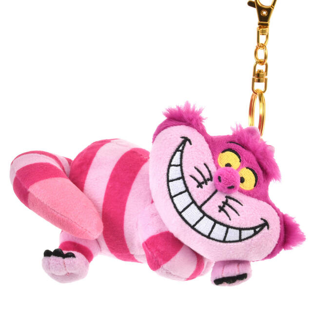 チェシャ猫 ぬいぐるみキーホルダー・キーチェーン 蓄光 ピンク CHESHIRE CAT 2,600円