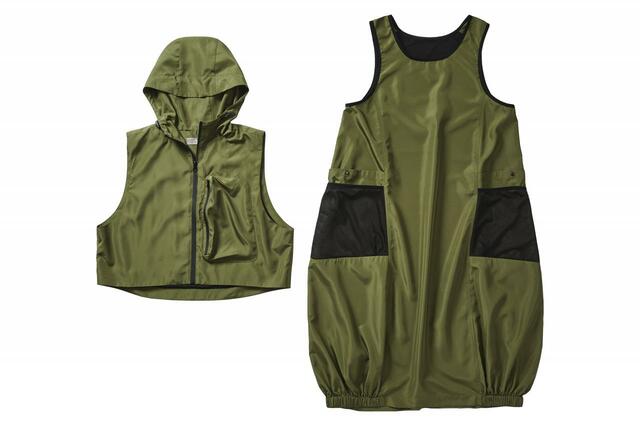 ワークマン　レディースアクティブセットアップ　カーキ