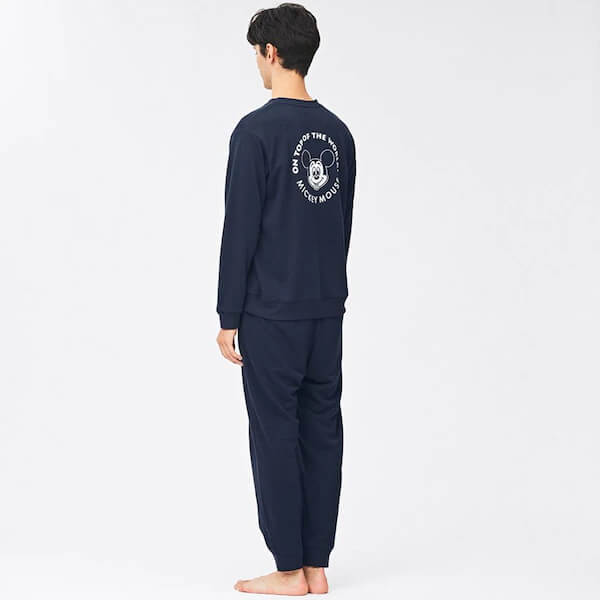 ソフトスウェットセット(長袖&ロングパンツ) Disney ¥2,990｜GU「ミッキーマウス」コレクション
