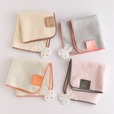 【ミッフィー新商品／ヴィレッジヴァンガードオンライン限定】「タオルハンカチ」各￥792／サイズ：約W250×H250mm（ワッペン部分含まず）