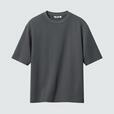 エアリズムコットンオーバーサイズTシャツ（5分袖）¥1,990→¥1,290｜ユニクロ「40周年感謝祭」