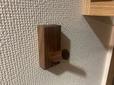 【無印良品　壁に付けられる家具】「フック　ウォールナット材」（890円）サイズ感も◎