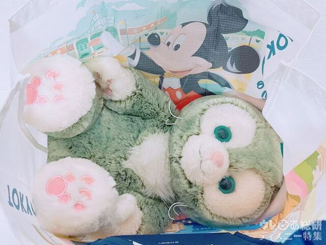 大きなMサイズのぬいぐるみを入れても余裕♪ 