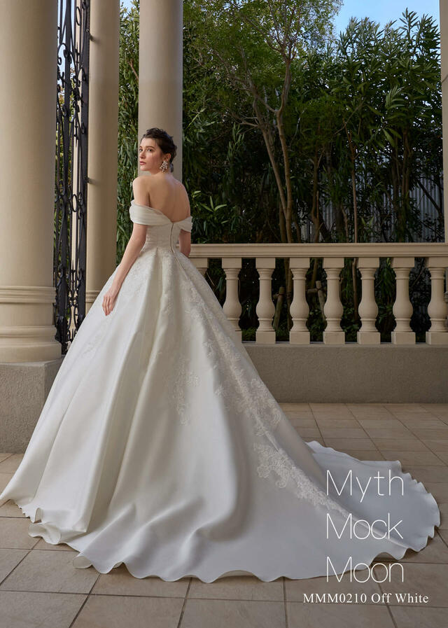【クラウディア】Myth Mock Moon(ミスモックムーン)新作ウェディングドレス|MMM0210_OffWhite
