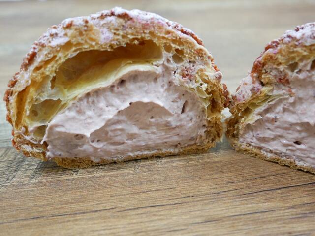 モンブランの断面