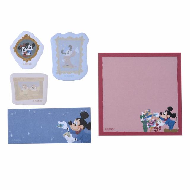 ミッキー&フレンズ 付箋・メモ帳 ケース入り Disney Store Japan 30th Anniversary 770円