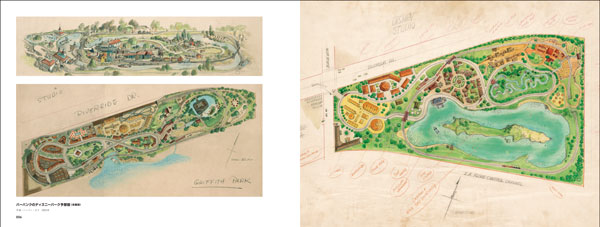『世界のディズニーパーク絵地図　夢の国をつくるための地図と原画』