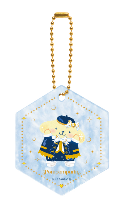 E賞:アクリルチャーム|Happyくじ「Sanrio characters Holiday Collection」