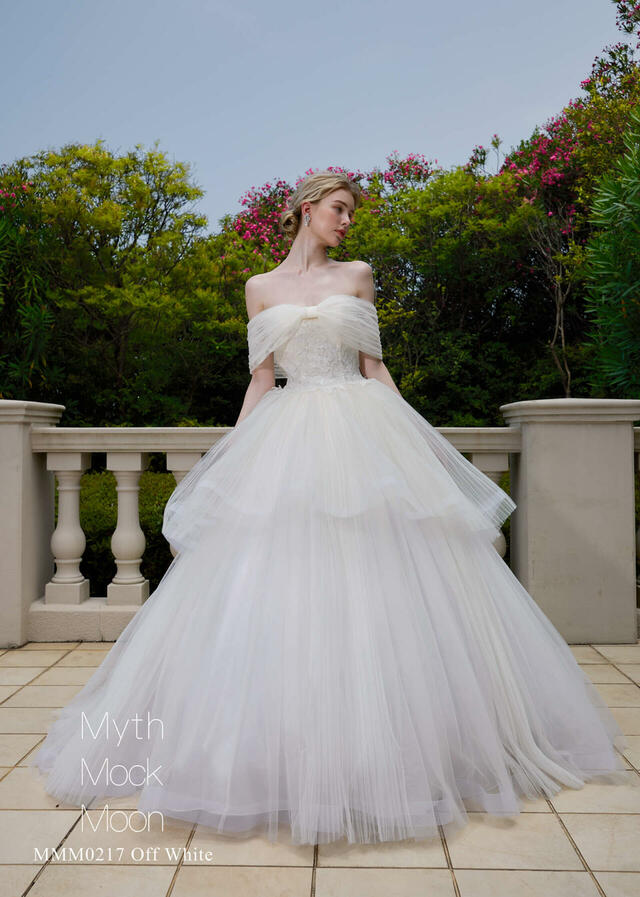 クラウディア|Myth Mock Moon(ミスモックムーン)新作ウェディングドレス|MMM0217_OffWhite