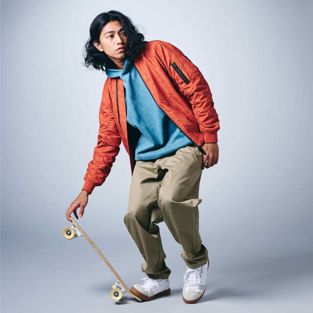 【ワークマン冬アウター売上ランキング 5位】「MA-1タイプユーティリティジャケット」2,500円（税込）