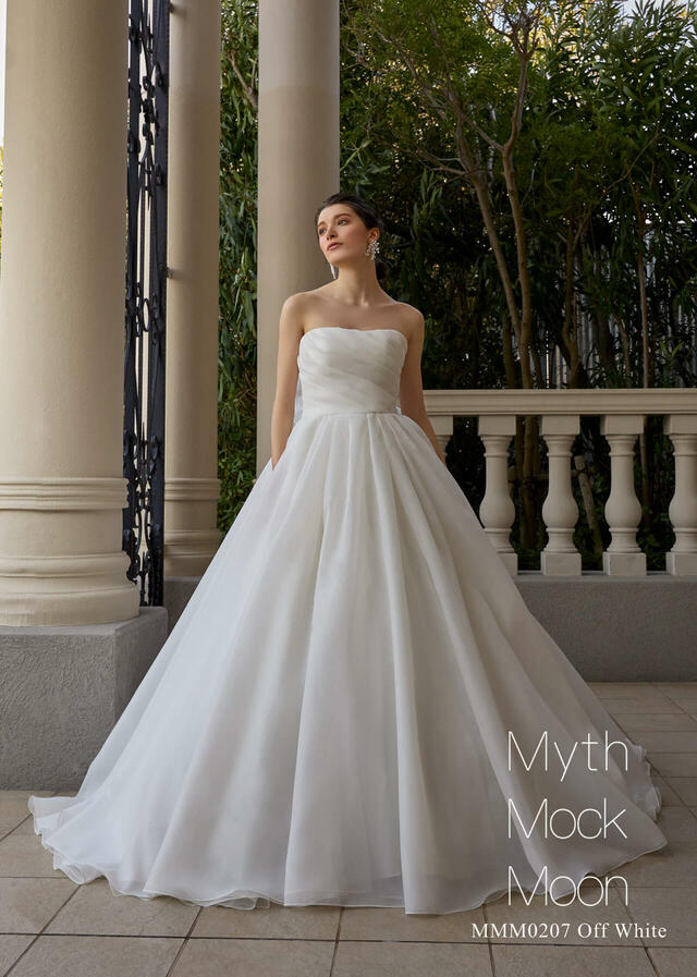 【クラウディア】Myth Mock Moon(ミスモックムーン)新作ウェディングドレス|MMM0207_OffWhite