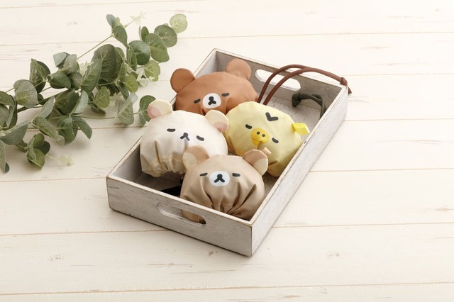 【サンエックス新商品】「エコロン」各1,540円／フェイス型の巾着に収まるからかわいい！