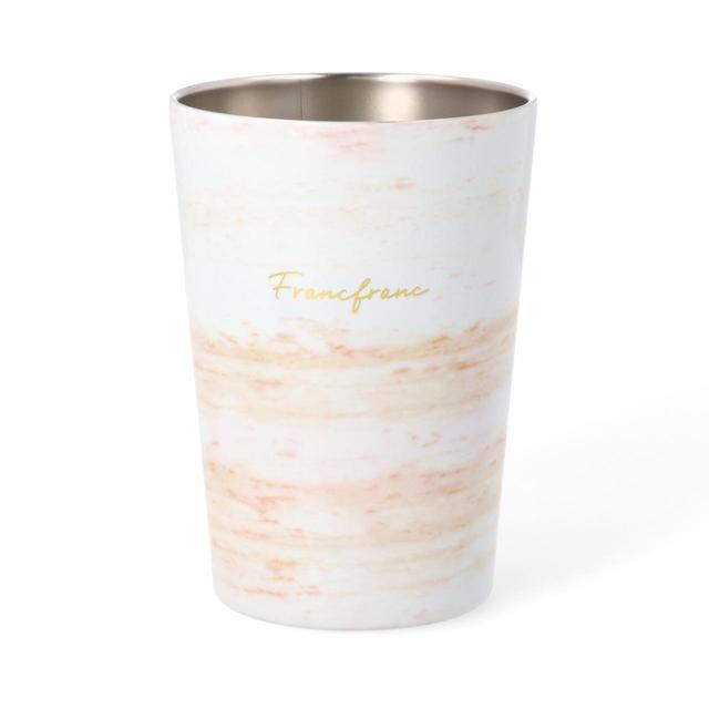 【Francfranc（フランフラン）】ルースト サーモタンブラー M マーブルベージュ