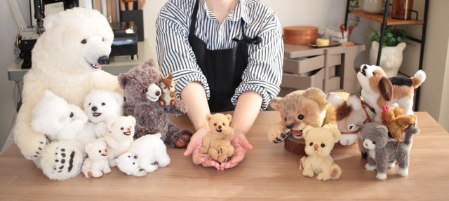 テディベアコンベンション2023グランプリ受賞歴のある、はしのくるみ氏