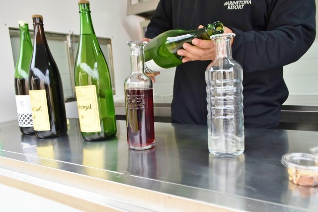 特別にデキャンタージュしてもらった