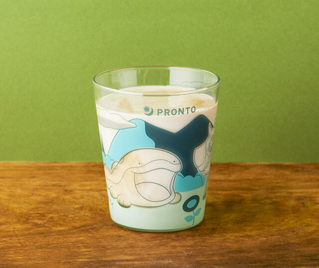 「ポケモンオリジナルグラス」＜2,420円＞【【PRONTO×ポケモン】“ピカチュウのマンゴーミルク”や“カイリューのパスタ”夏限定メニューが今年も登場！】