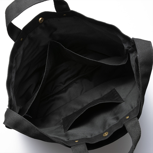 【DEAN & DELUCA コットントートバッグL】3つの内ポケットが便利!