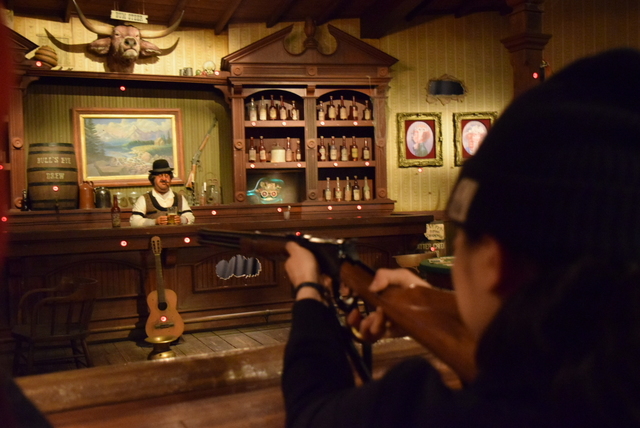 銃は固定して照準を合わせるのがおすすめ。