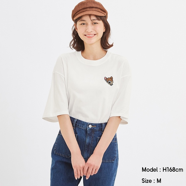 クロップドT（5分袖）Disney 2 ¥990+税