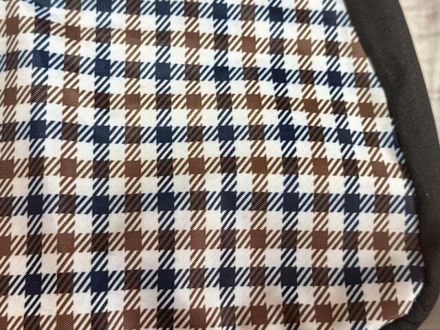 アクアスキュータムのアイコンであるクラブチェック柄デザイン！