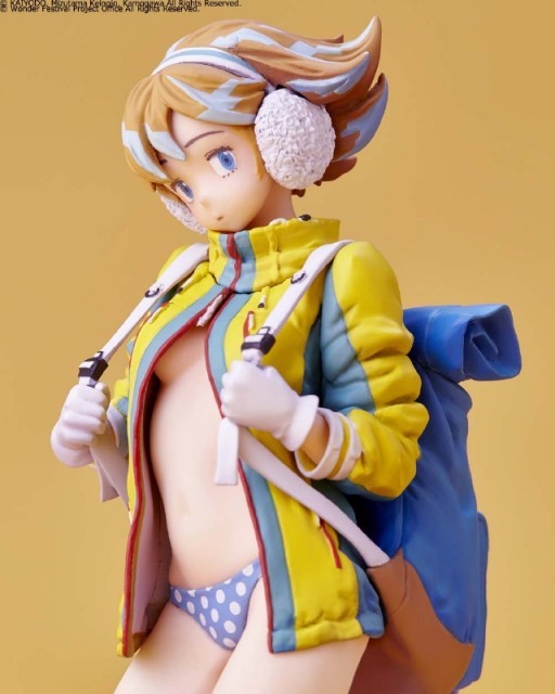 ジャケット全開で柔肌あらわに…!「ワンフェス」公式キャラクター
