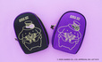 【ANNA SUI×ポムポムプリン】「ポーチ」(1柄2色、4,400円)/サイズ:約18.5cm×11cm×4cm