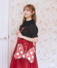 ミニー/リボンダイカットバッグ ¥12,900
