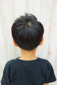 「大人顔負けツーブロック」バック ©KID'S HAIR DESIGN CHOKKIN'S