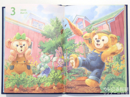 可愛いダッフィー フレンズもいるよ 年東京ディズニーリゾートのカレンダー 手帳 ディズニー特集 ウレぴあ総研