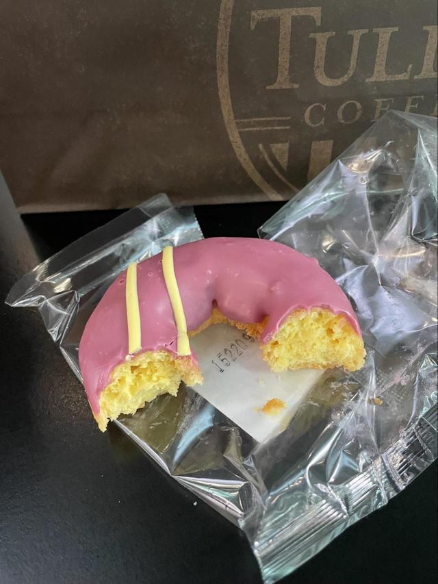 【しっとりOIMOドーナツ中身】スイートポテトを再現した中身