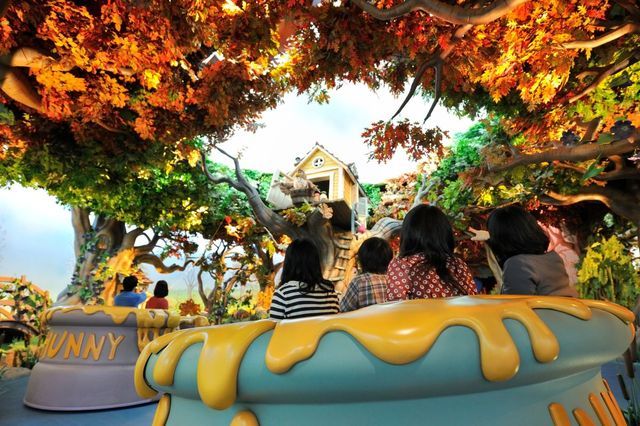 プーさんのハニーハント|座高が高ければ楽しめるアトラクション|東京ディズニーランド