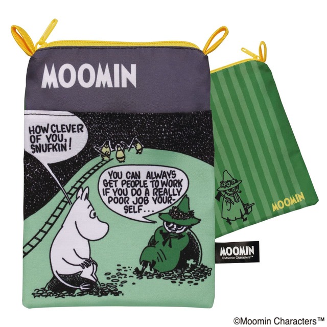 【ムーミン　サコッシュにもなるポーチコレクション】ムーミンとスナフキン／ムーミン谷の仲間たちのいきいきとした姿がかわいい！