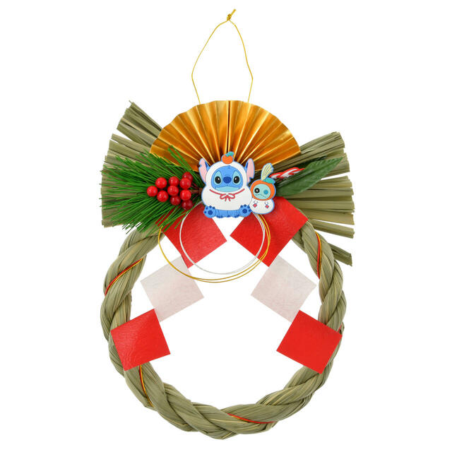 スティッチ＆スクランプ しめ飾り NEW YEAR STITCH 2026 3,900円