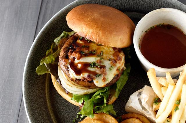 マッシュルームバーガー