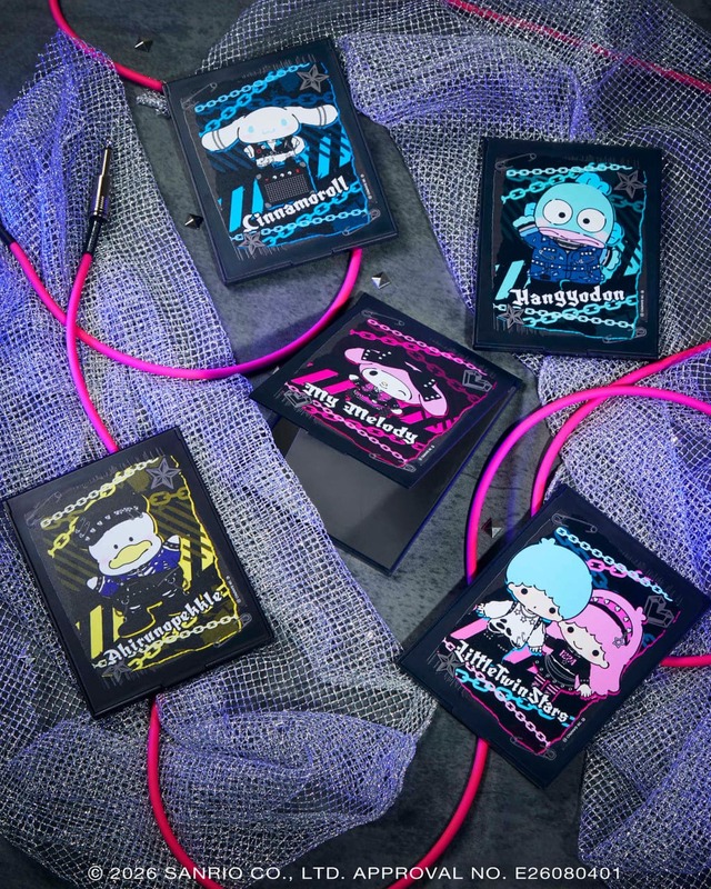 【Happyくじ「Sanrio characters PUNKS PartyHalloween2026〜」】F賞:スタンドミラー(全5種)/スクエア型、サイズはH16cm×W12cm